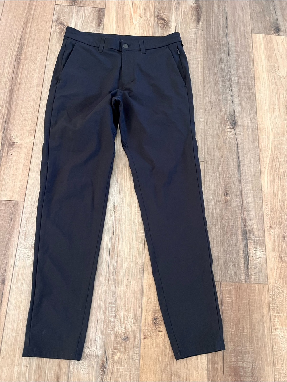 Lululemon Commission Pants Slim Black Warpstreme Size 31x32 Excellent M5AF2S